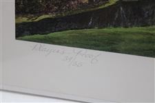 Arnold Palmer (x2) & Royce Nielsen Signed No.12 Southern Hills Fitzpatrick Player's Proof #34/35 JSA ALOA