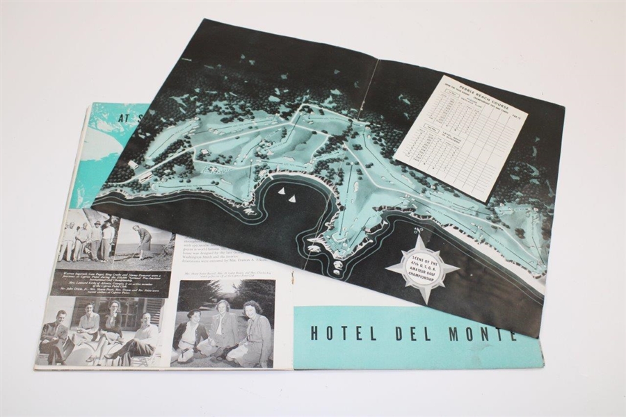 1947 US Amateur Championship at Pebble Beach/Del Monte Program