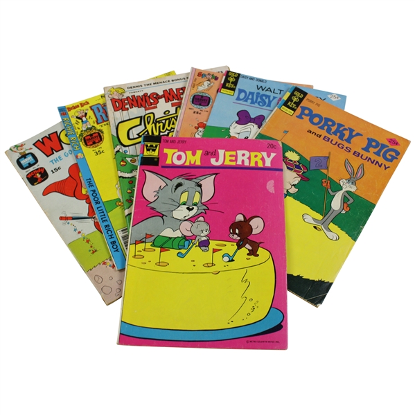 1970’s Lot of Seven (7) Comics Including Tom and Jerry & Bugs Bunny