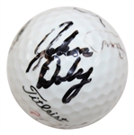 1991 Major Champs Stewart, Daly, Woosnam & Finch Multi-Signed 'Grand Slam' Ball JSA ALOA