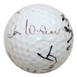 1991 Major Champs Stewart, Daly, Woosnam & Finch Multi-Signed 'Grand Slam' Ball JSA ALOA