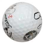 1991 Major Champs Stewart, Daly, Woosnam & Finch Multi-Signed 'Grand Slam' Ball JSA ALOA