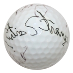 1989 Major Champs Stewart, Strange, Faldo & Calcavecchia Multi-Signed 'Grand Slam' Ball JSA ALOA