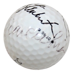 1989 Major Champs Stewart, Strange, Faldo & Calcavecchia Multi-Signed 'Grand Slam' Ball JSA ALOA
