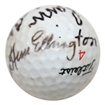 1995 Major Champs Pavin, Daly, Elkington & Crenshaw Multi-Signed 'Grand Slam' Ball JSA ALOA