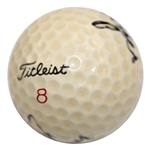1962 Major Champs Arnold Palmer & Gary Player Multi-Signed 'Grand Slam' Ball JSA ALOA