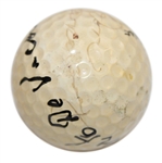 1967 Major Champs Roberto De Vicenzo, Gay Brewer & Don January Multi-Signed 'Grand Slam' Ball JSA ALOA