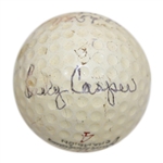 1966 Major Champs Jack Nicklaus, Al Geiberger & Casper Multi-Signed 'Grand Slam' Ball JSA ALOA