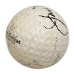1966 Major Champs Jack Nicklaus, Al Geiberger & Casper Multi-Signed 'Grand Slam' Ball JSA ALOA