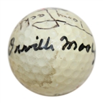 1969 Major Champs Archer, Floyd, Moody & Jacklin Multi-Signed 'Grand Slam' Ball JSA ALOA