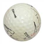 1969 Major Champs Archer, Floyd, Moody & Jacklin Multi-Signed 'Grand Slam' Ball JSA ALOA