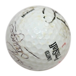 1985 Major Champs Langer, Green, North & Lyle Multi-Signed 'Grand Slam' Ball JSA ALOA