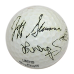 1988 Major Champs Ballesteros Lyle, Sluman & Strange Multi-Signed 'Grand Slam' Ball JSA ALOA