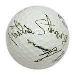1988 Major Champs Ballesteros Lyle, Sluman & Strange Multi-Signed 'Grand Slam' Ball JSA ALOA