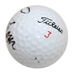 David Graham Signed Titleist 3 Golf Ball JSA ALOA