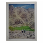 Arnold Palmer Signed Fitzpatrick Artist Proof Print With Caddie Nielsen In Desert JSA ALOA