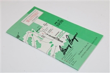 1978 Masters Spectator Guide Signed By Champ Gary Player JSA ALOA