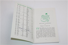 1978 Masters Spectator Guide Signed By Champ Gary Player JSA ALOA