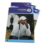 Three (3)Tiger Woods Open Championship Programs - 2000, 2005 & 2006