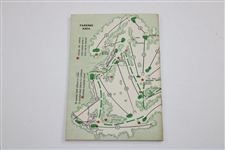Champion Doug Ford Signed 1957 Masters Spectator Guide JSA ALOA