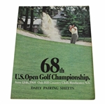 1968 US Open Pairing Sheet Signed By 3 Major Winners Wall, Devicenzo & Palmer JSA ALOA
