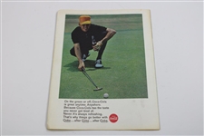 1968 US Open Pairing Sheet Signed By 3 Major Winners Wall, Devicenzo & Palmer JSA ALOA