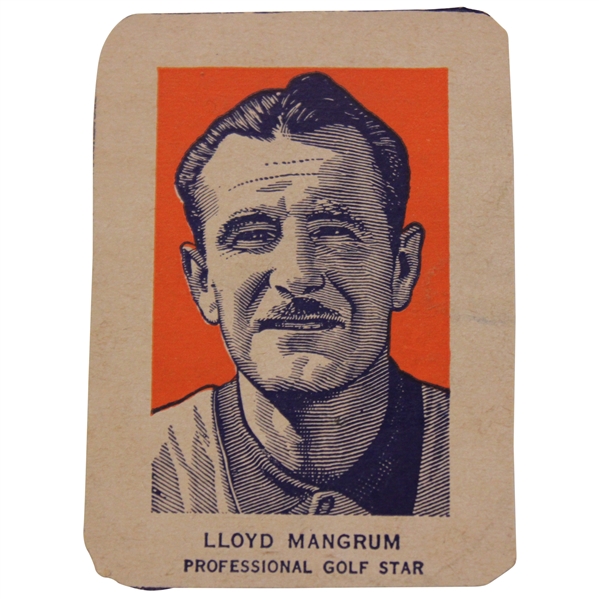 Lloyd Mangrum 1952 Wheaties Professional Golf Star Cut Card