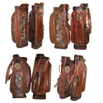 Lucille Ball & Desi Arnaz Personal Used Irons, Woods & Putters in Full Size Golf Bags w/Bag Tags