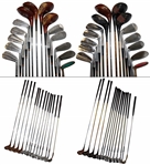Lucille Ball & Desi Arnaz Personal Used Irons, Woods & Putters in Full Size Golf Bags w/Bag Tags