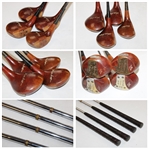 Lucille Ball & Desi Arnaz Personal Used Irons, Woods & Putters in Full Size Golf Bags w/Bag Tags