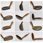 Lucille Ball & Desi Arnaz Personal Used Irons, Woods & Putters in Full Size Golf Bags w/Bag Tags