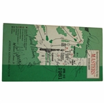 Palmer, Graham, Green & others Signed 1981 Masters Spectator Guide JSA ALOA
