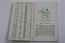 Palmer, Graham, Green & others Signed 1981 Masters Spectator Guide JSA ALOA