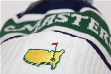 Masters Tournament White/Green/Navy Cotton Beanie Cap - New with Tags