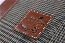 Undated Masters Tournament Logo Leather Foldable Tie Holder