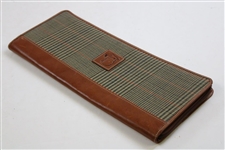 Undated Masters Tournament Logo Leather Foldable Tie Holder