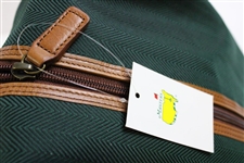 Undated Masters Tournament Logo Leather Overnight/Shoe Bag - New with Tags