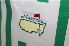 Undated Masters Tournament Logo Green & Stone Canvas Bag