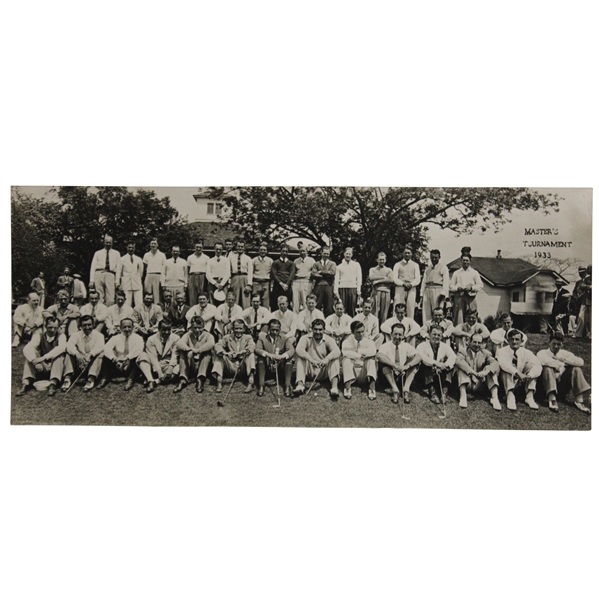 Rare Original Masters Tournament 1935 Field Silver Gelatin Photo