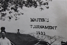 Rare Original Masters Tournament '1935' Field Silver Gelatin Photo