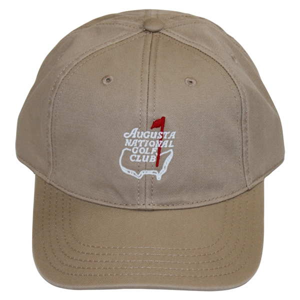 Augusta National Golf Club Khaki Logo Member Hat - New with Tags