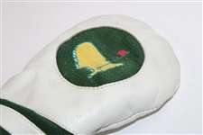 Augusta National Golf Club Stitch Logo Cream/Green Leather Driver Head Cover