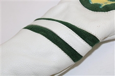 Augusta National Golf Club Stitch Logo Cream/Green Leather Driver Head Cover