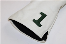 Augusta National Golf Club Stitch Logo Cream/Green Leather Driver Head Cover