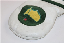 Augusta National Golf Club Stitch Logo Cream/Green Leather Driver Head Cover