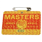 1975 Masters Tournament SERIES Badge #6717 - Jack Nicklaus Win