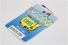 1995 Masters Tournament SERIES Badge #A02129 - Crenshaw Winner & Tiger's Masters Debut