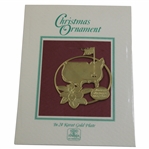 1997 Augusta National Golf Club 24k Gold Plated Christmas Ornament - Unopened