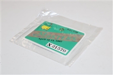 1997 Masters Tournament SERIES Badge #X21570 New in Original Unopened Packaging