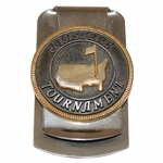 Masters Tournament Silver & Gold Tone Logo Money Clip